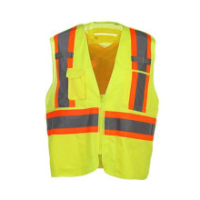 Gilets réfléchissants CSA Z96-09 avec bandes à haute visibilité, gilets réfléchissants 100% polyester